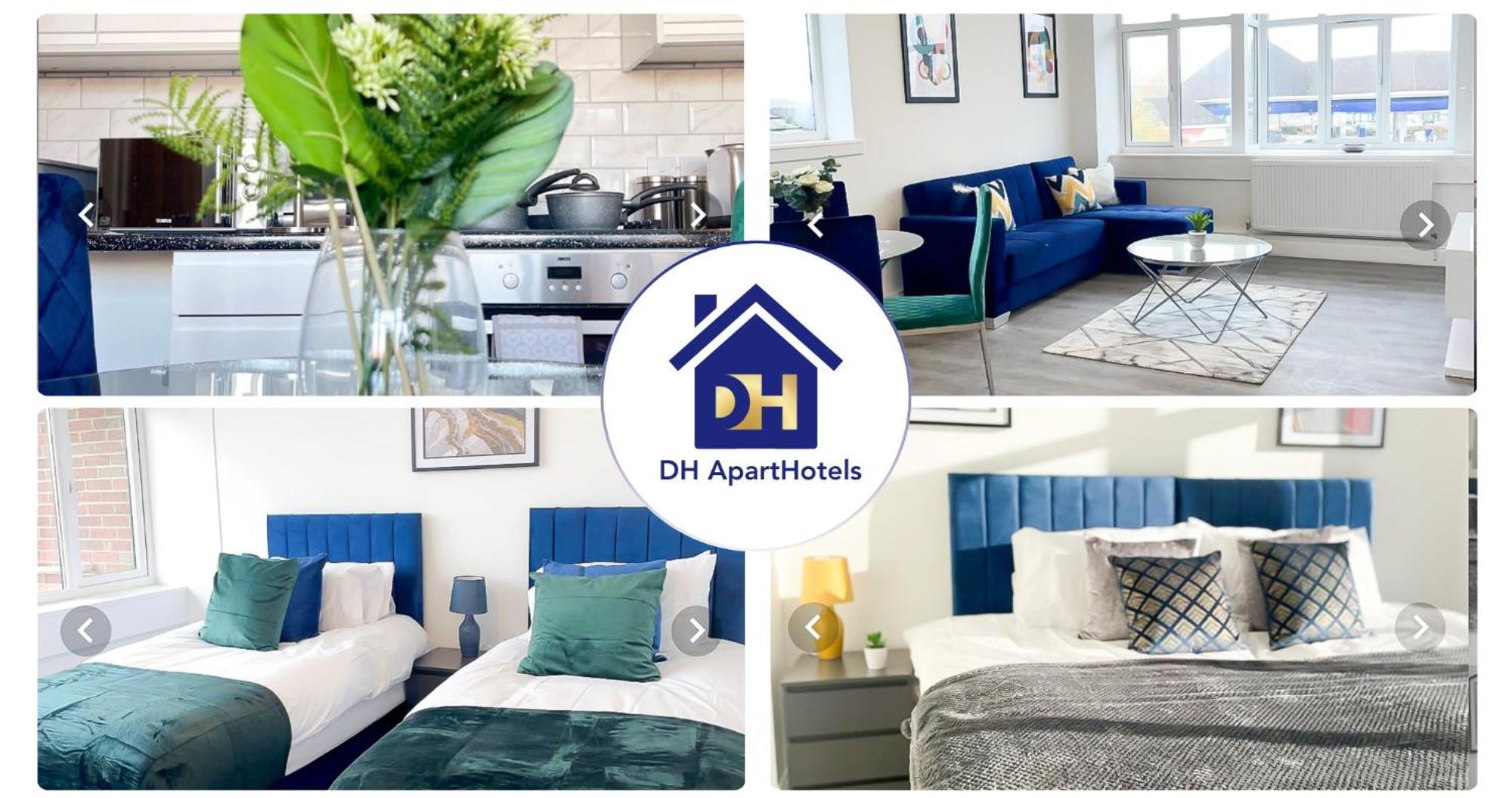 2 Bedroom Apartment - Flitwick - Contractor Friendly - Tourist Ready - Full Kitchen - Wifi - Smart Tv - Sofa Bed - Free Parking - Ideal For Short Or Long Stays Eksteriør billede